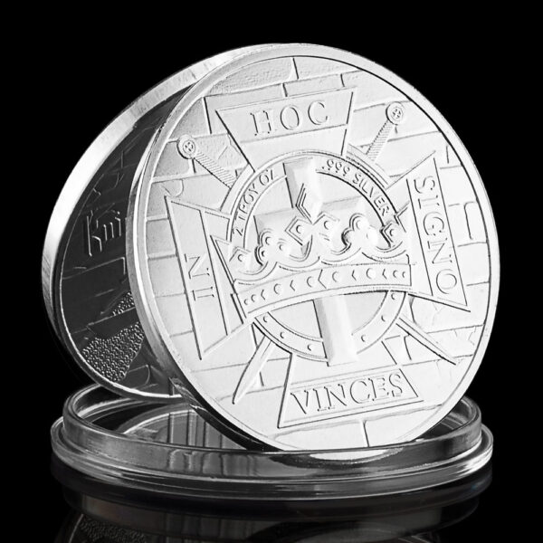 Knights Templar Silver Commemorative Coin