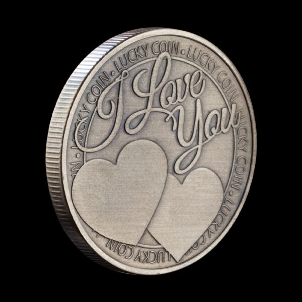 "I Love You" Themed Lucky Coin