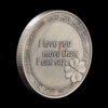 "I Love You" Themed Lucky Coin