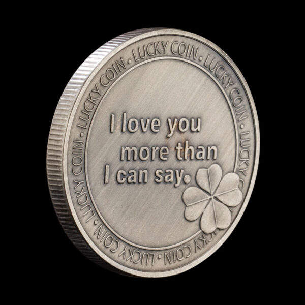 "I Love You" Themed Lucky Coin