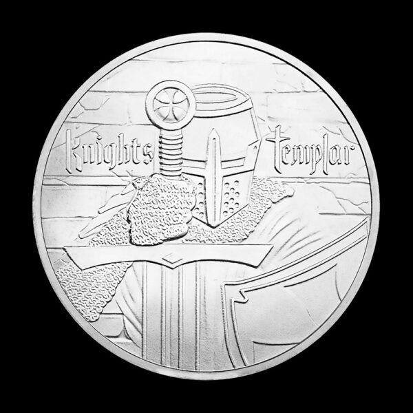 Knights Templar Silver Commemorative Coin