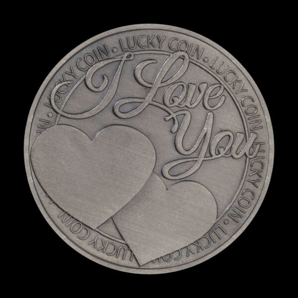 "I Love You" Themed Lucky Coin