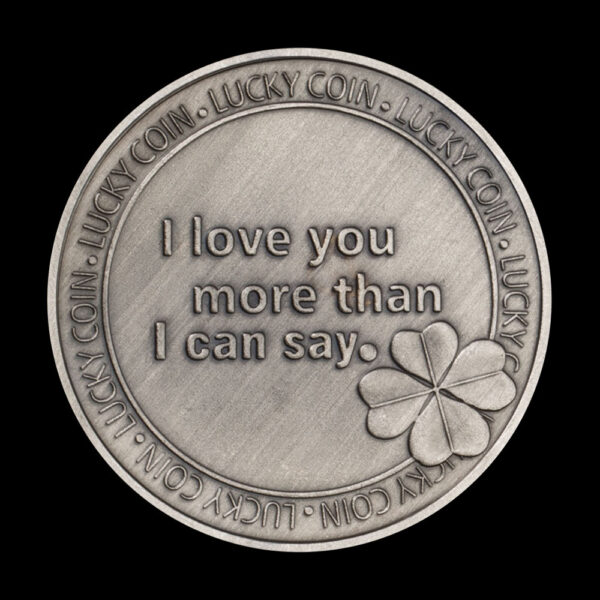 "I Love You" Themed Lucky Coin
