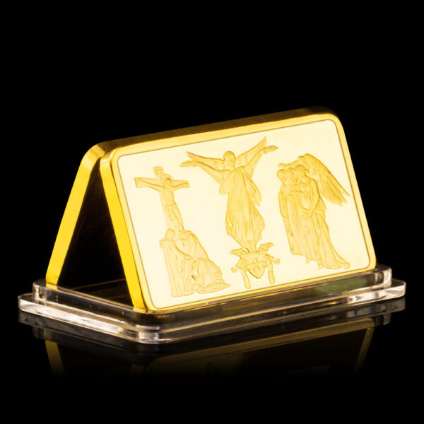 Religious - Themed Gold Bar | Commemorating Christian Scenes