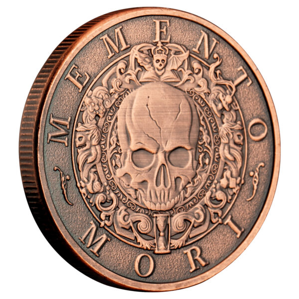 Memento Mori and Carpe Diem Commemorative Coin | Embrace Life with Purpose