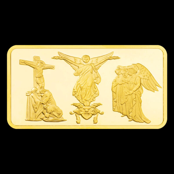 Religious - Themed Gold Bar | Commemorating Christian Scenes