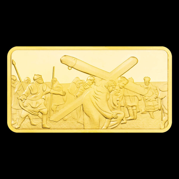 Religious - Themed Gold Bar | Commemorating Christian Scenes