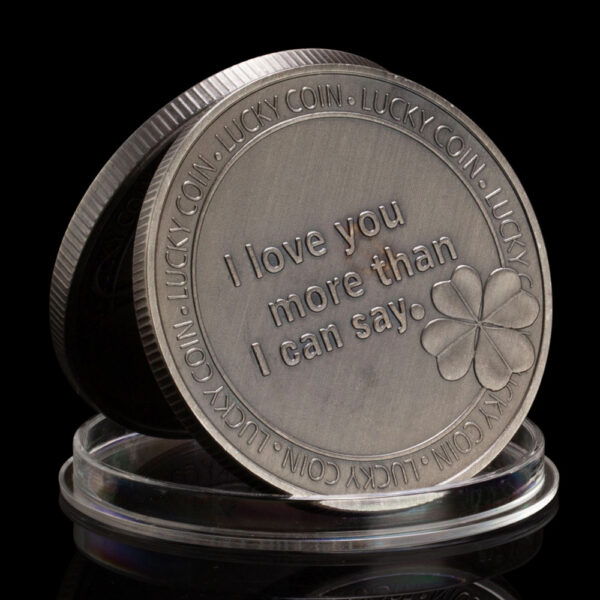 "I Love You" Themed Lucky Coin