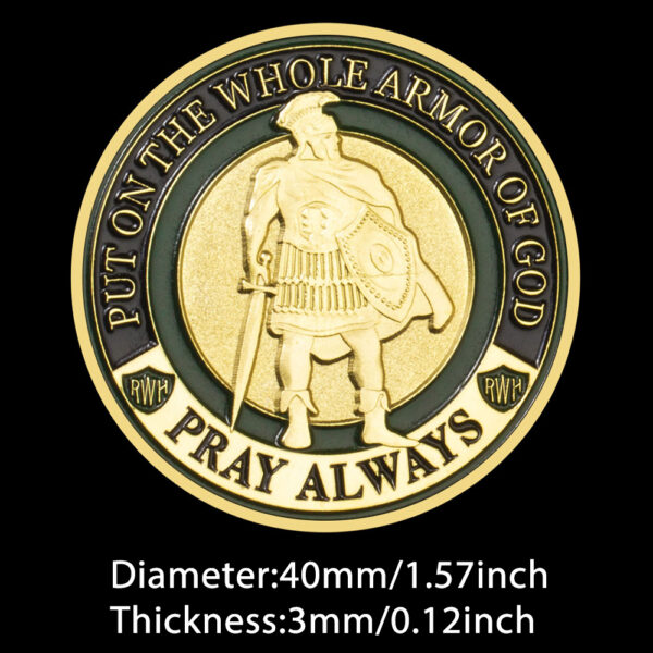 "Armor of God" Religious Commemorative Coin