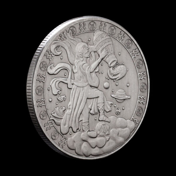 Aquarius Zodiac Commemorative Coin