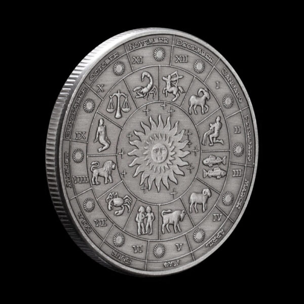 Aquarius Zodiac Commemorative Coin