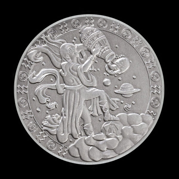 Aquarius Zodiac Commemorative Coin