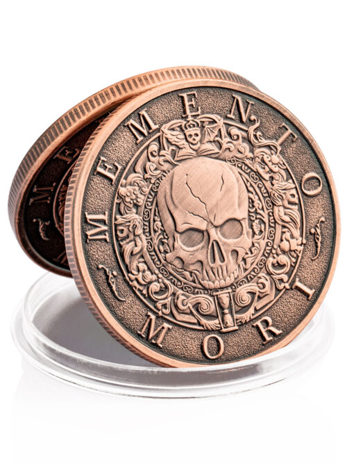 Memento Mori and Carpe Diem Commemorative Coin | Embrace Life with Purpose