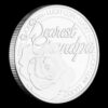 Dearest Grandpa Silver Plated Commemorative Coin